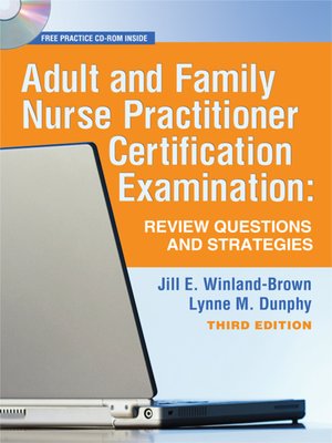 cover image of Adults and Family Nurse Practitioner Certification Examination